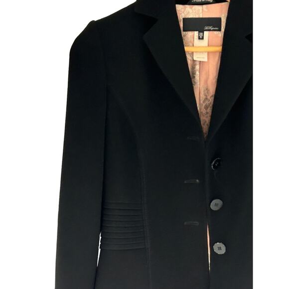 Les Copains Jacket, Size 38 Blazer , Black, Lined, Button Front, Pockets - Picture 8 of 11